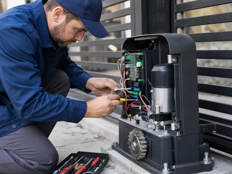 Reparación de motor de portón automático